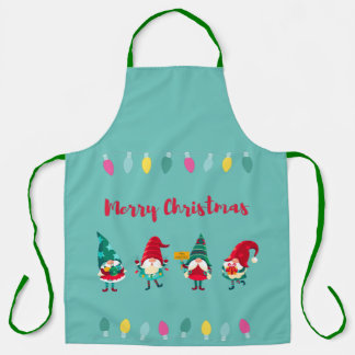 Tablier Gnomes de Noël