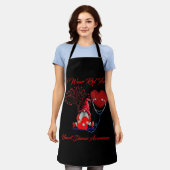 Tablier Gnomes Je Porte Rouge (Porté)