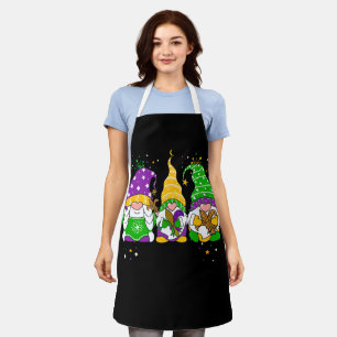 Tablier Gnomes Mardi Gras Gnome Fleur De Lis Fat Tuesday