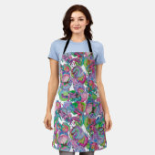 Tablier Gnomes sobres avec bulles (Porté)