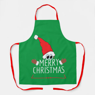 Tablier Gnomo de Navidad All-Over Print Apron