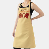 Tablier Gobble Gobble Thanksgiving Apron (Insitu)