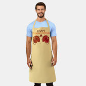 Tablier Gobble Gobble Thanksgiving Apron (Porté)