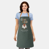 Tablier Gobble Gobble Thanksgiving diner Apron Turquie (Porté)