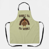 Tablier Gobble jusqu'à ce que vous tourbillonnez la dinde (Recto)