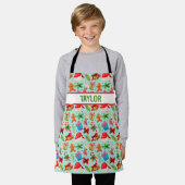 Tablier Godedies de Noël pour enfants partout Imprimer Per (Porté)