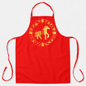 Tablier Gold Chinese nouvelle année 2026 (Recto)