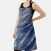 Tablier Gold Line : Luxe Abstrait Inkscape (Insitu)