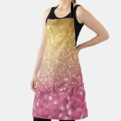 Tablier Gold Rose Bokeh : Lumières Abstraites (Insitu)