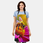 Tablier Golden Bee Flower Magic Design (Porté)