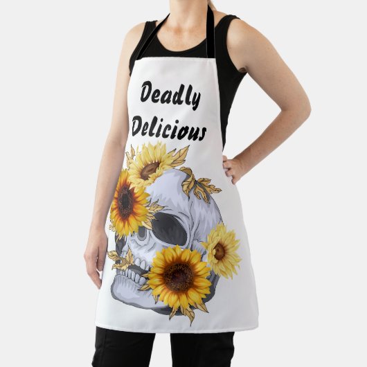 TABLIER GOLDEN BLOOM SKULL (Insitu)