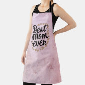 Tablier Golden Hearts Script tendance Meilleur Maman jamai (Insitu)