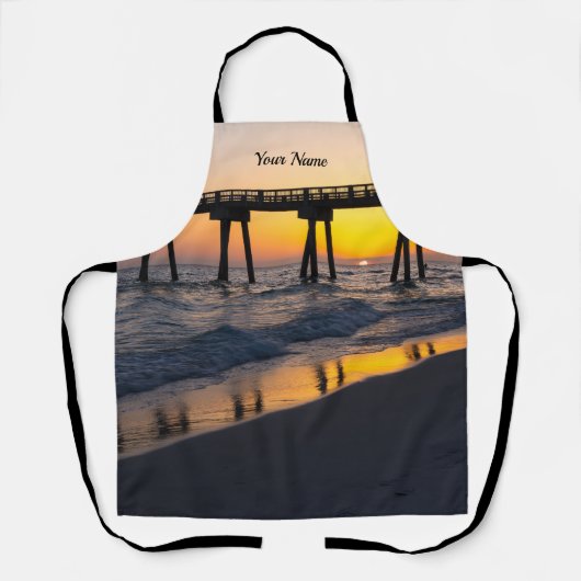 Tablier Golden Panama City Beach Sunset Réflexions Apron (Recto)