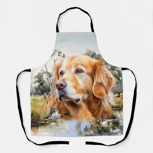 Tablier Golden Retriever (Recto)
