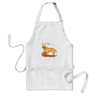 Tablier Golden Retriever Halloween
