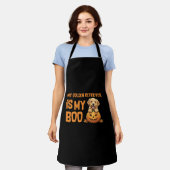 Tablier Golden Retriever Halloween (Porté)