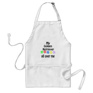 Tablier Golden Retriever Walks Apron