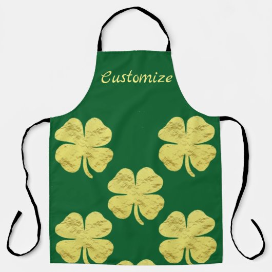 Tablier Golden Shamrocks Thunder_Cove (Recto)
