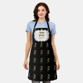 Tablier Golden Shears Luxury Stylist Business (Porté)