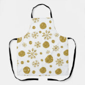 Tablier Golden Snow Flakes 1 (Recto)