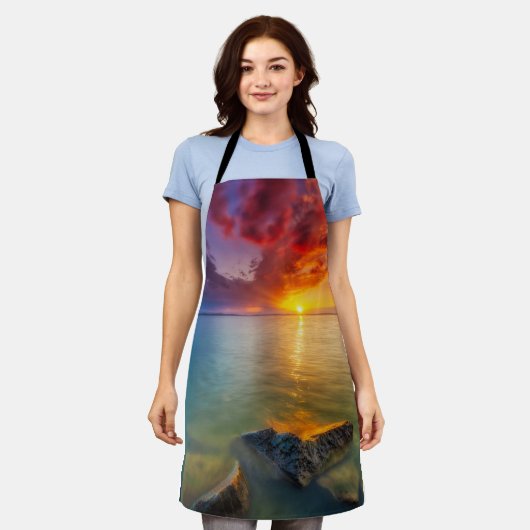 Tablier Golden Sunset (Porté)