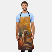 Tablier Goldendoodle en automne Leaves Fall Inspire (Porté)