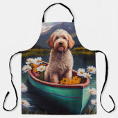 Tablier Goldendoodle on a Paddle : Une aventure Pittoresqu (Recto)