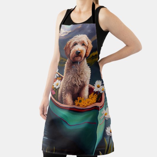 Tablier Goldendoodle on a Paddle : Une aventure Pittoresqu (Insitu)