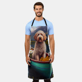 Tablier Goldendoodle on a Paddle : Une aventure Pittoresqu (Porté)