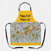 Tablier Goldfinch & Daffodils A[ron (Recto)