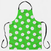 Tablier Golf Golfing, Amusants Golf Balls et Tee - shirts (Recto)