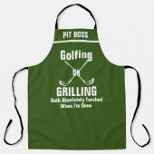 Tablier Golf Grill Master Apron - Parcours amusant Cadeau (Recto)