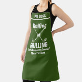 Tablier Golf Grill Master Apron - Parcours amusant Cadeau (Insitu)
