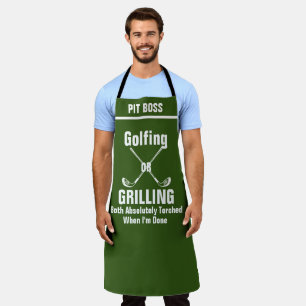 Tablier Golf Grill Master Apron - Parcours amusant Cadeau