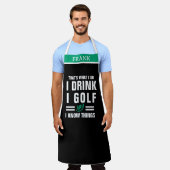 Tablier Golf Party Alcohol Lover - Christmas Gift (Porté)