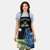 Tablier Golf sur le thème du golfeur (Porté)