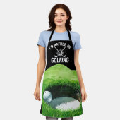 Tablier Golf sur le thème du golfeur (Porté)