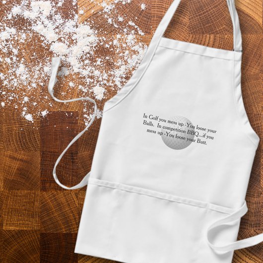 Tablier Golf vs BBQ Apron