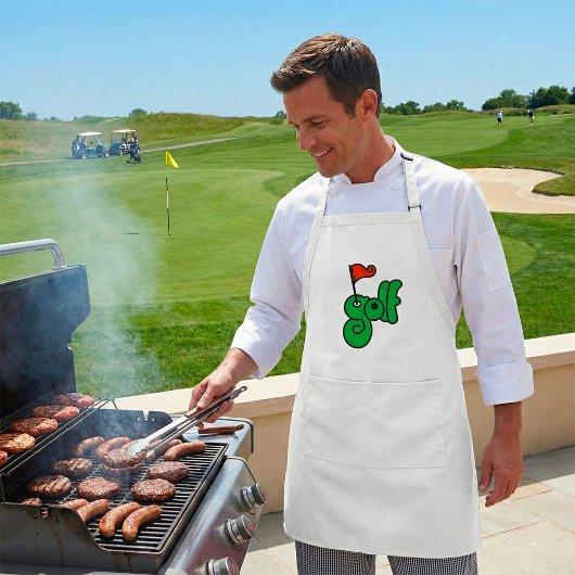 Tablier Golf Wang Vibrant Green and Red