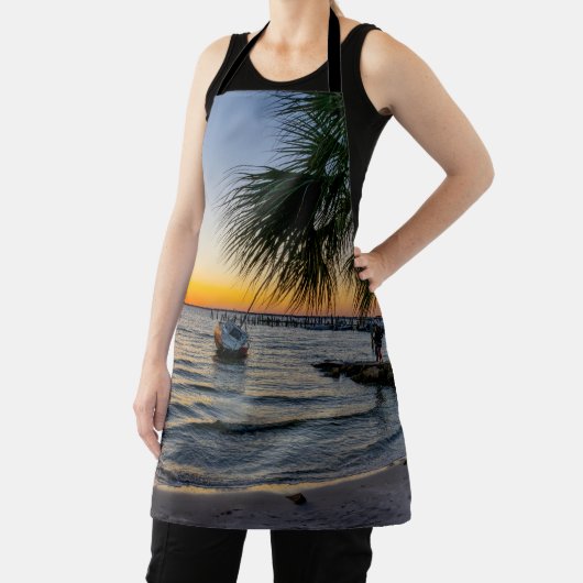 Tablier Golfe Breeze Floride Sunset Apron (Insitu)
