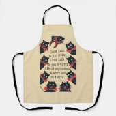 Tablier Good Luck Cats, Louis Wain (Recto)