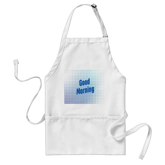 Tablier Good Morning Blue Dots (Devant)