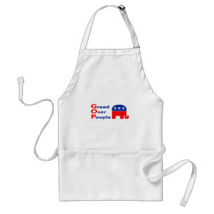 Tablier GOP - Avidité au-dessus des personnes