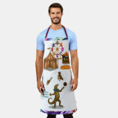 Tablier Gordy, goanna juggler (Porté)