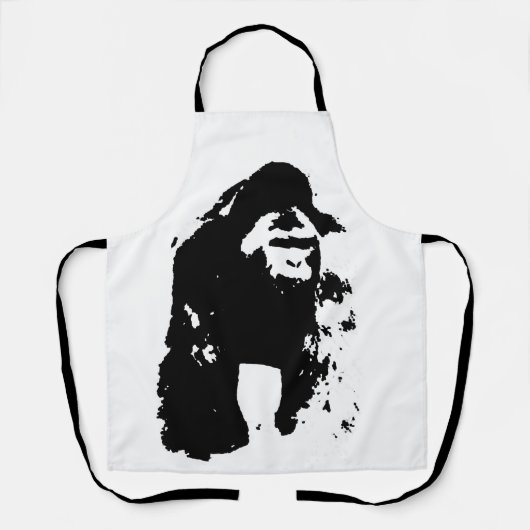 Tablier Gorilla Pop Art (Recto)