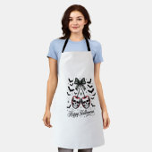 Tablier Gothic Skull Cherry Halloween (Porté)