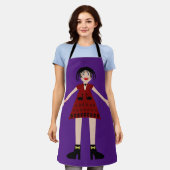 Tablier Gothique Halloween Vampire Lady (Porté)