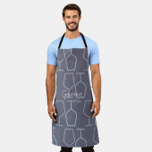 Tablier Gourmet Custom | Virginia Wine Lover Apron (Porté)