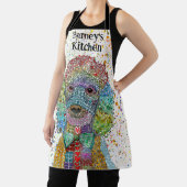 Tablier Goût de caniche et coloré Goldendoodle (Insitu)