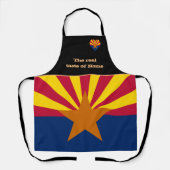 Tablier Goût de la maison & Arizona Drapeau, Arizona /USA  (Recto)